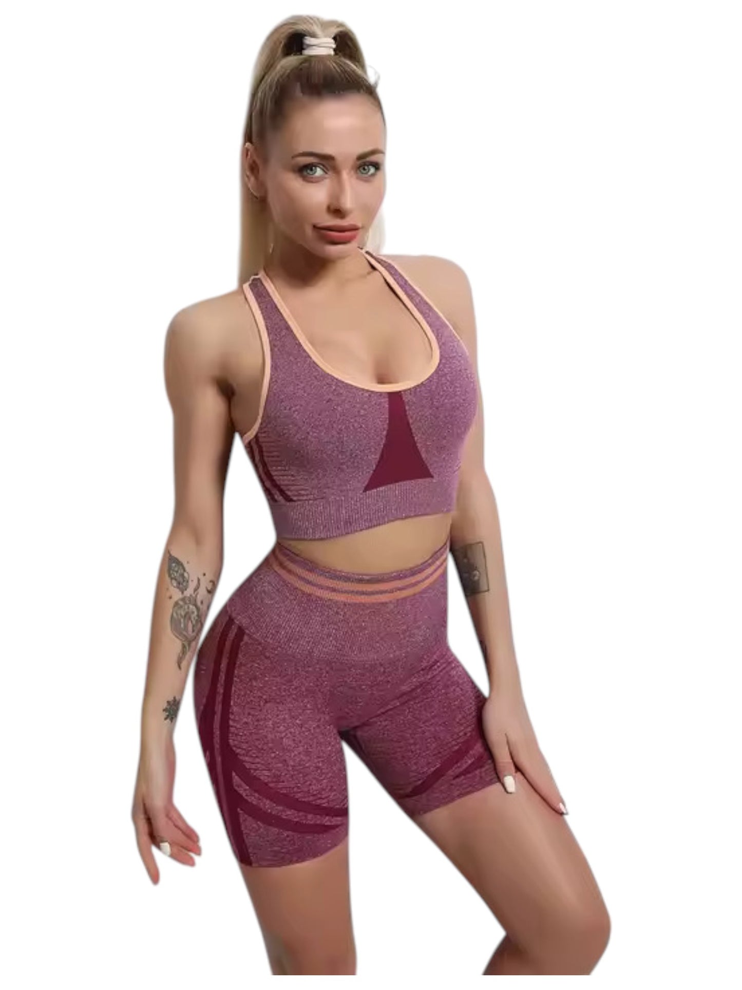 Leggings cortos de yoga 